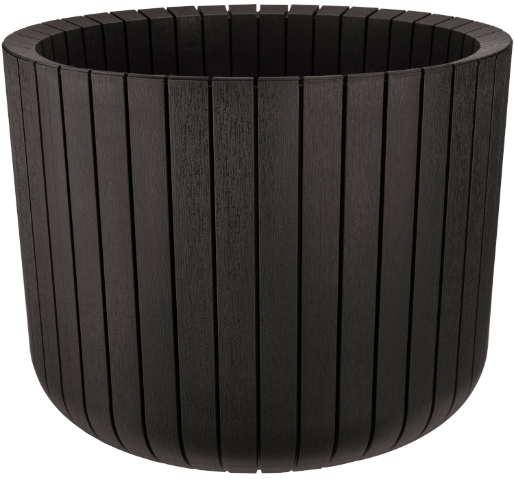 Кашпо IDEA ШАТО D380мм H300мм 29л коричневый ротанг