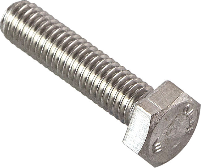 Болт с шестигранной головкой DIN 933, 4.8, М10х35, оцинкованный