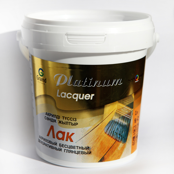 Лак акриловый б/ц "Platinum Lacquer"глянц.10 кг Лак акриловый б/ц "Platinum Lacquer"глянц.10 кг
