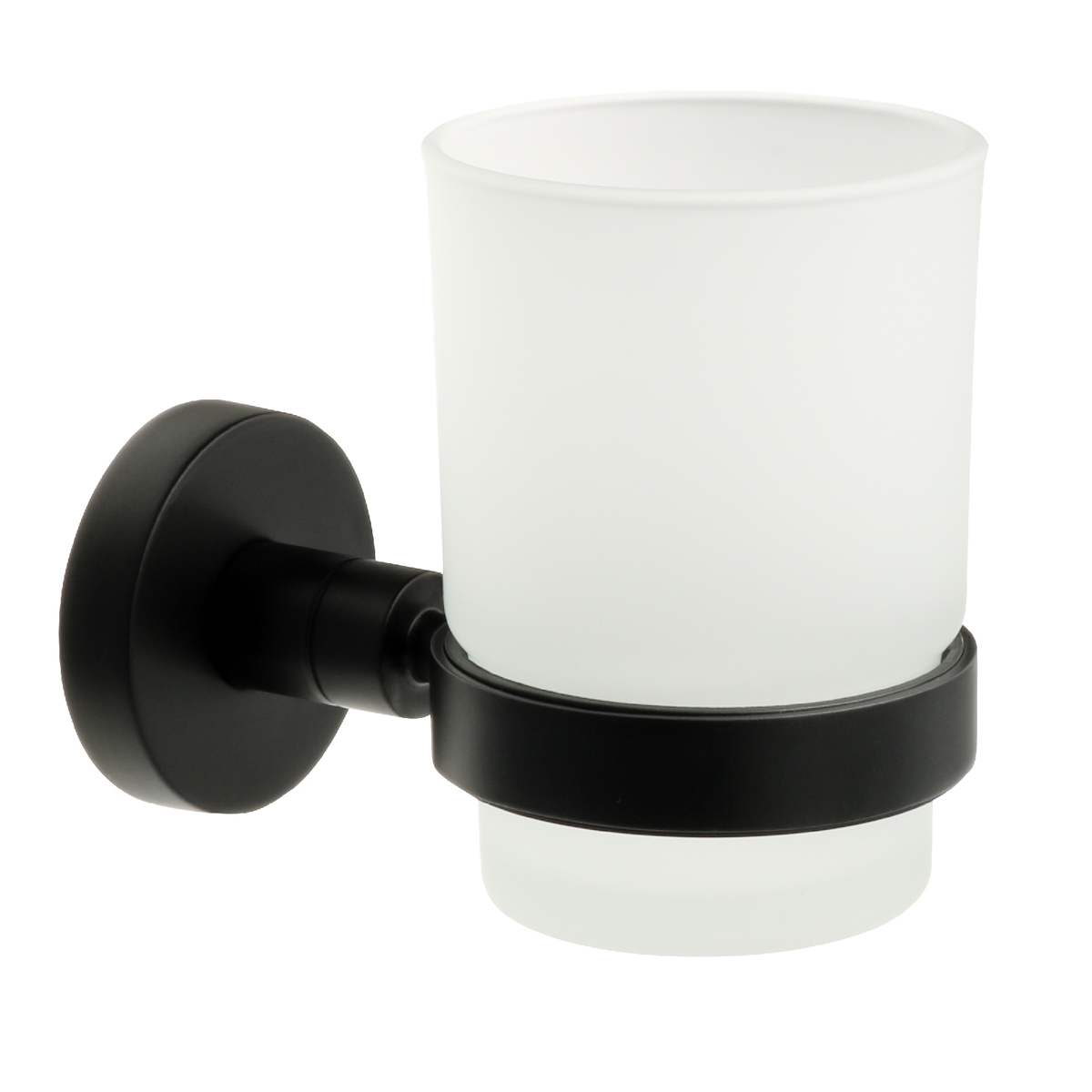 Стакан одинарный FIXSEN "COMFORT BLACK" черный FX-86006