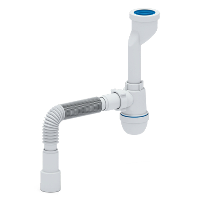 Сифон Ани для писсуара U1016 32*40/50 с трубой