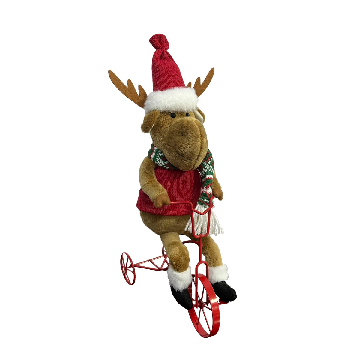 Фигура новогодняя декоративная MAGIC TIME Лось на велосипеде 23,5x10x37,5 см 92338