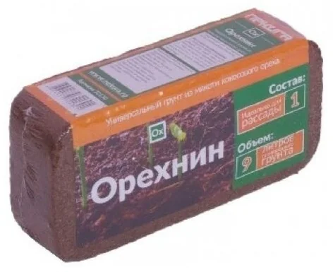 Субстракт кокосовый Nekura Орехнин-1, 9 литров