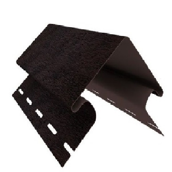 Наружный угол (ПВХ).0076.Н.,кирпич коричневый