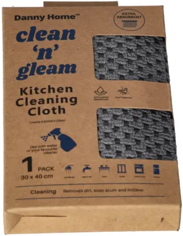 Салфетка для уборки DH Clean n gleam для кухонных поверхностей 40х30см DM23-004