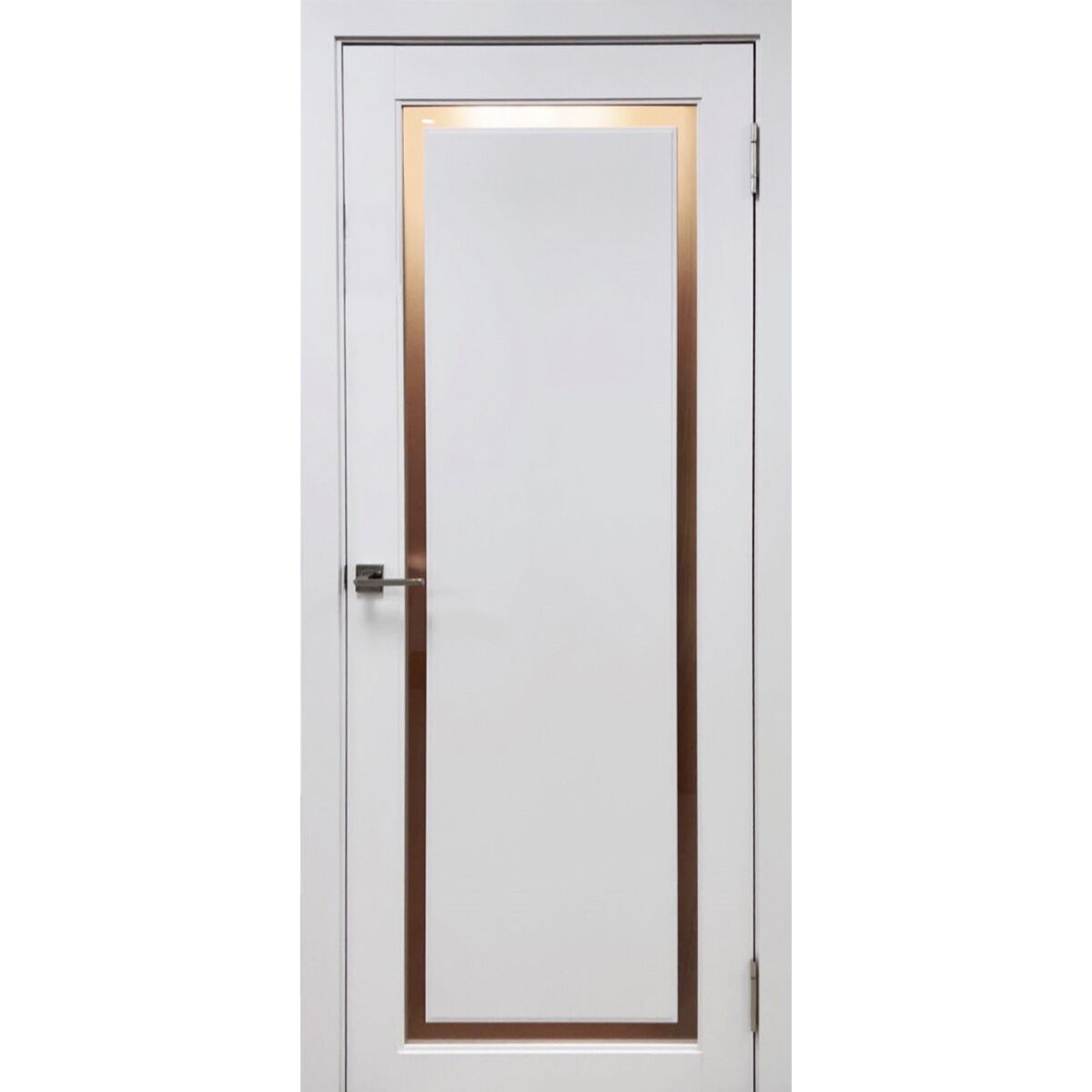 Дверное полотно ДО Прага (белый матовый) ПП 2,0*0,6