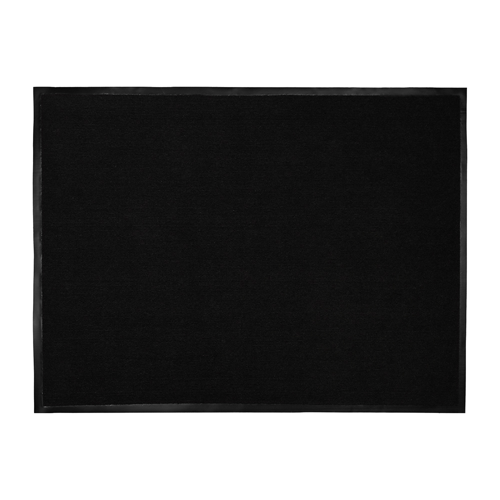 Коврик влаговпитывающий, ребристый “TRIP” 120*150 см "VORTEX", чёрный / 6