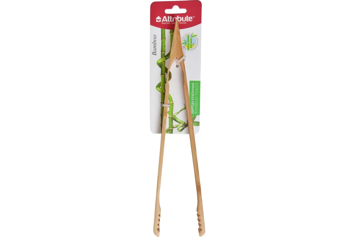 Щипцы кухонные ATTRIBUTE BAMBOO AGB133