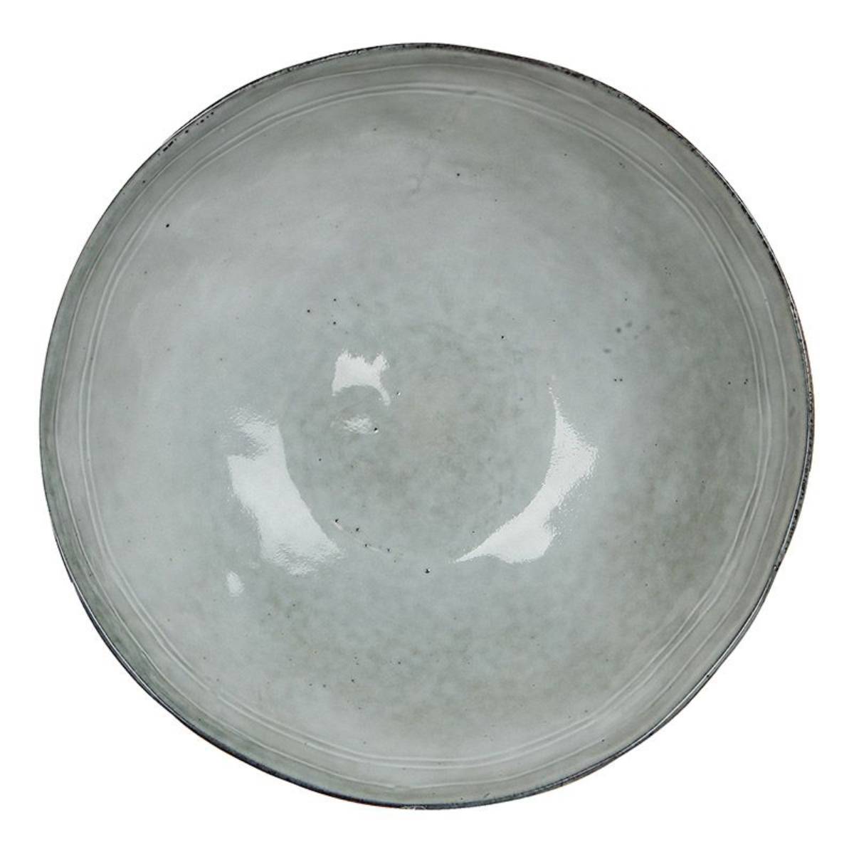 Тарелка десертная Mica  серый с ободком 20 см. керамика 1027415