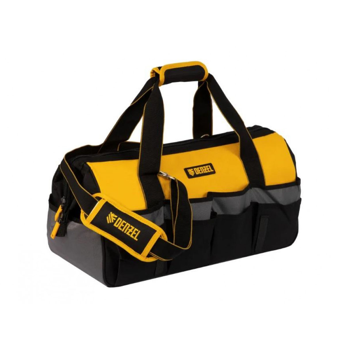 Сумка для инструмента, 500х245х300 мм, 20 карман.,съемный органайз. 10 карман.,наплеч. рем.// Denzel