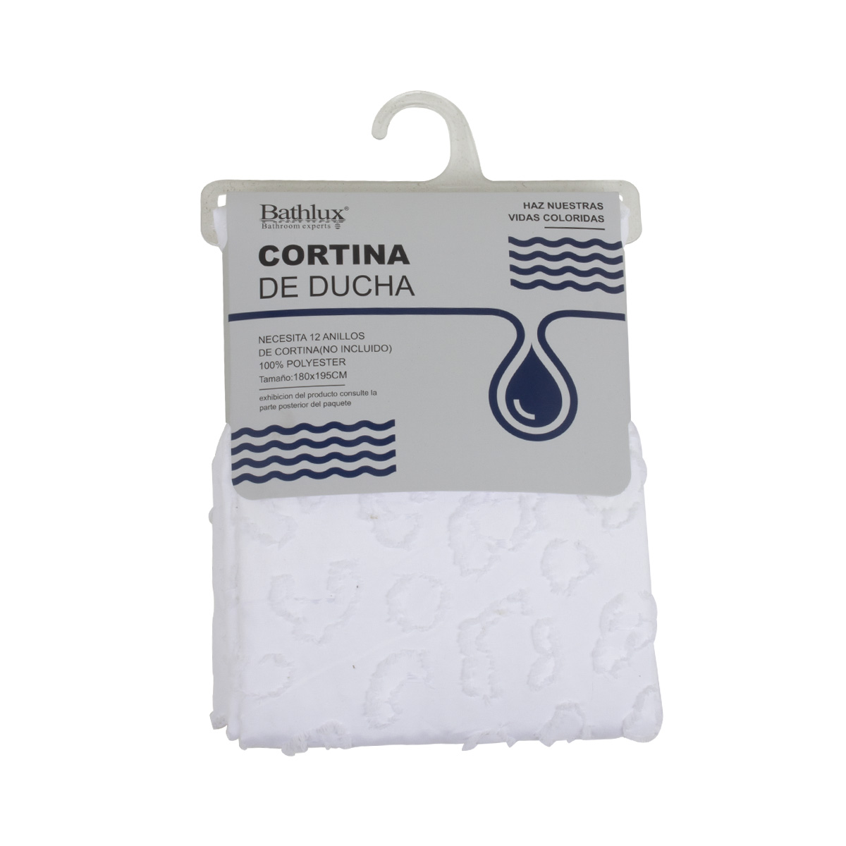 Штора для ванной комнаты Bathlux White cloud 180х200 см полиэстер 61086