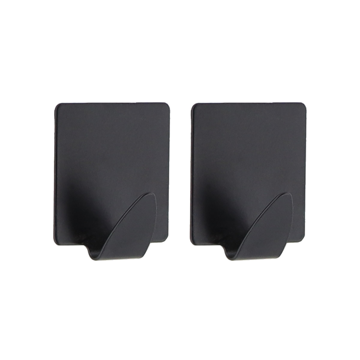 Набор крючков для ванной Tendance 2 шт квадрат/черный 9051103