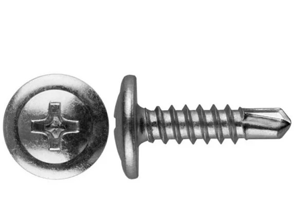 Саморез 4.2х16 мм с прессшайбой, цинк, со сверлом (1000 шт в карт. уп.) STARFIX