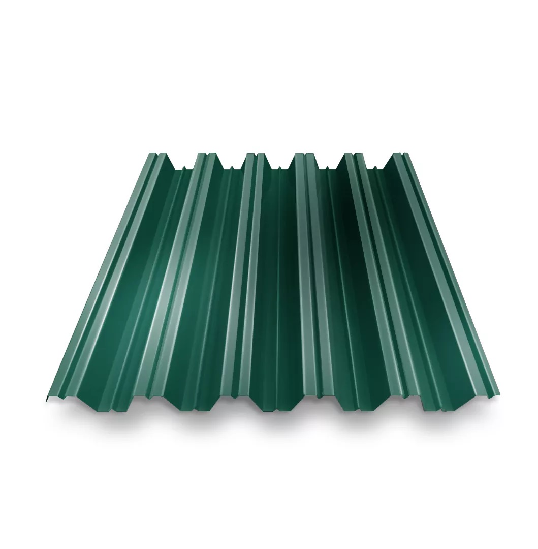 профнастил НС35х1040мм зел.цвет.мат.р