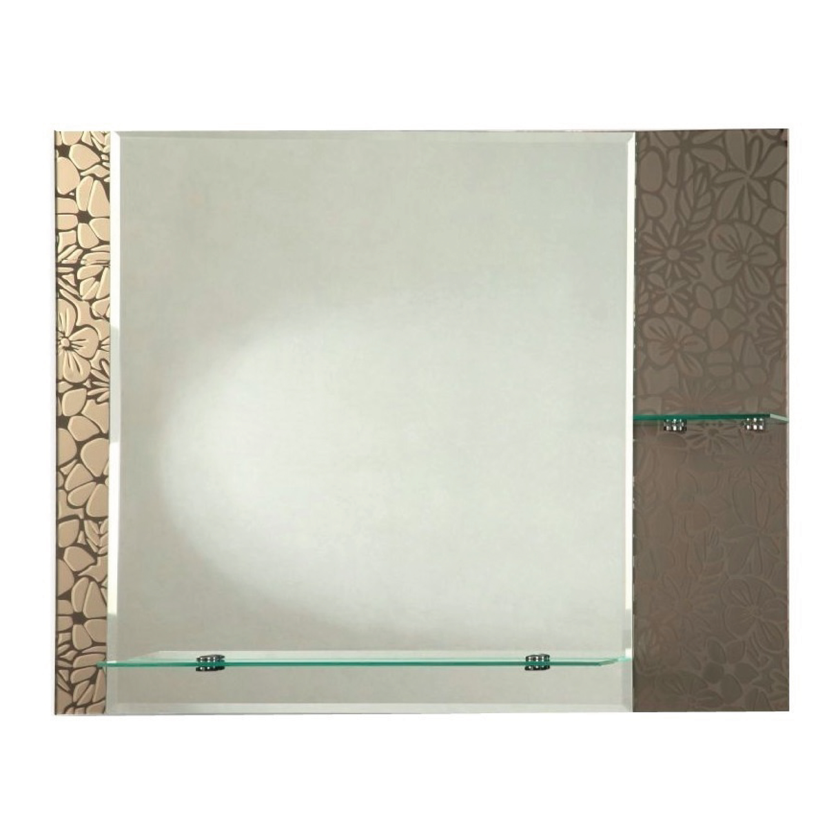 Зеркало Континент "Сингапур" (745x600) с полками