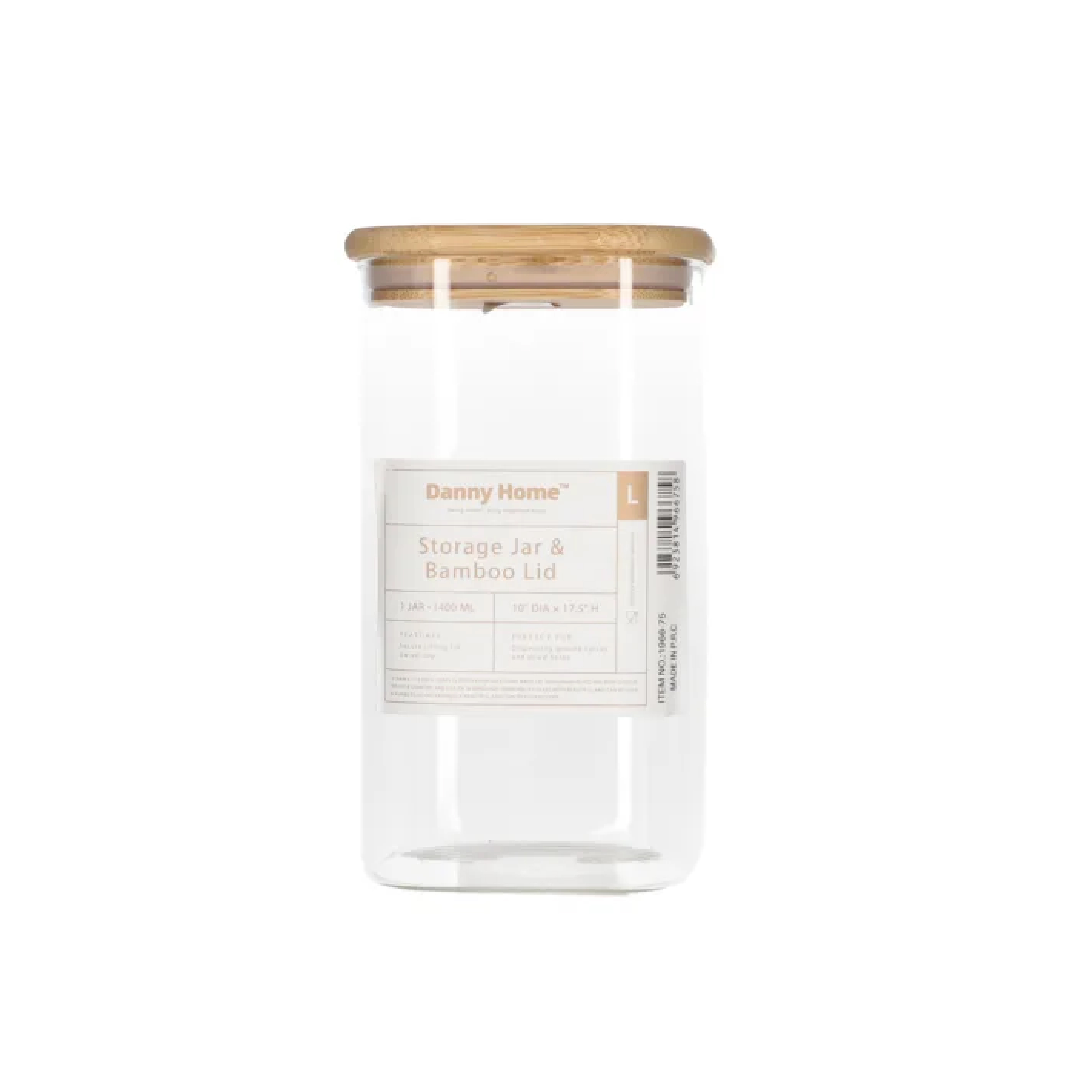 Банка для хранения DH 1400 мл с бамбуковой крышкой 1966-75