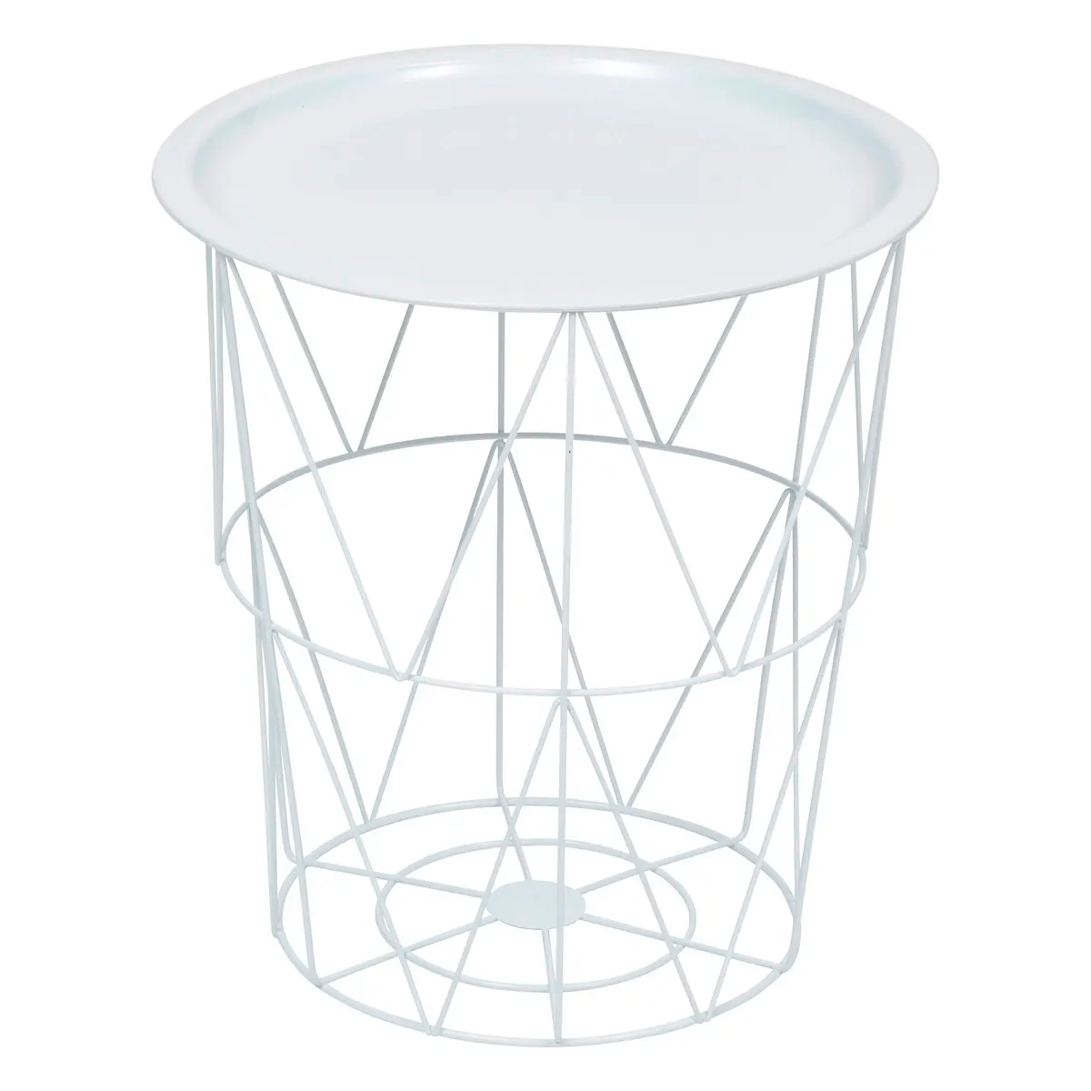 Столик журнальный Atmosphera Kumi 37х40 см белый 206045A