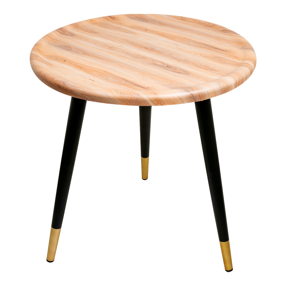 Столик круглый FANCY HOME пластик, натуральный PRC