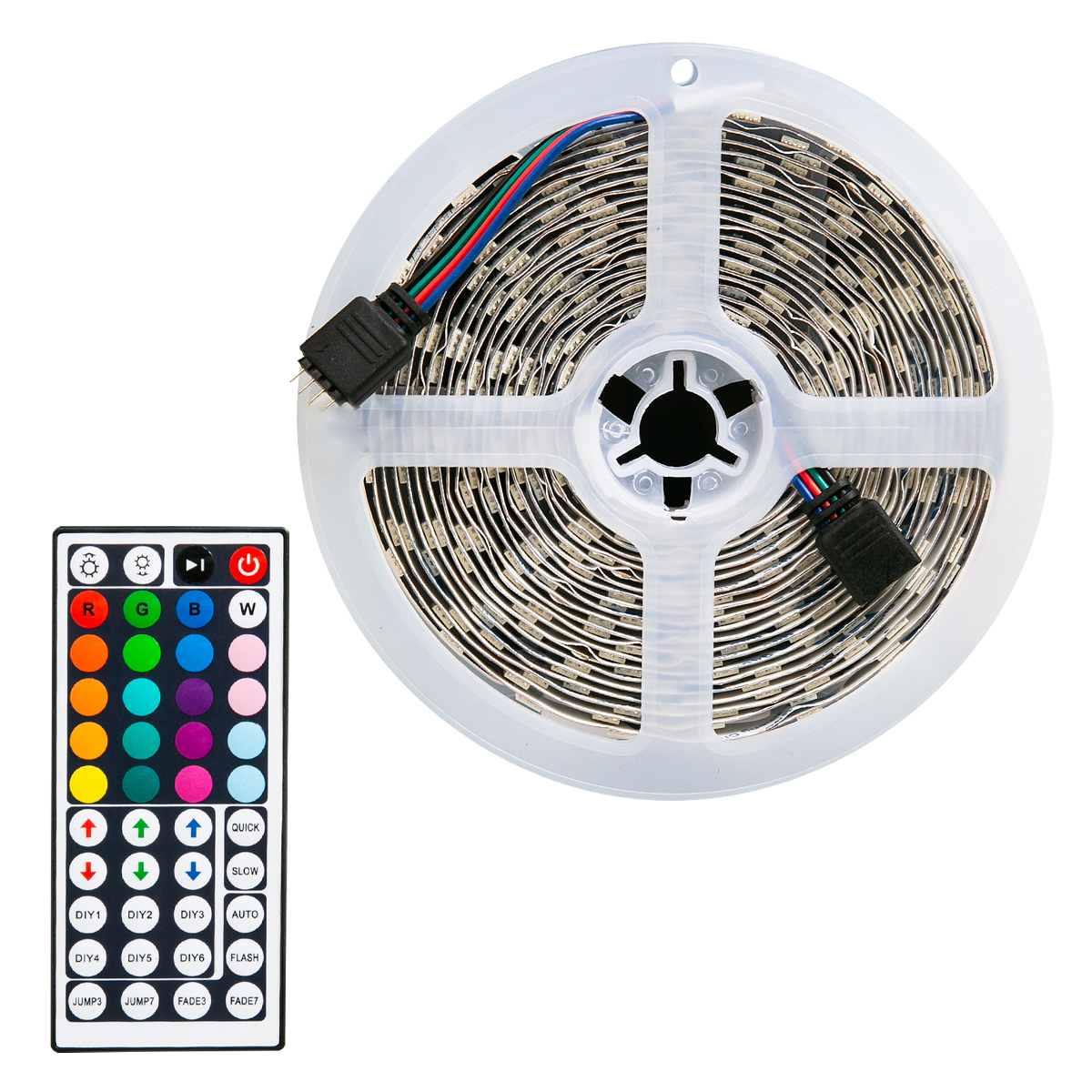 Лента светодиодная 081-028-0002 10M RGB 220V /24W 10W SMART L STR KIT / в комплекте с розеткой