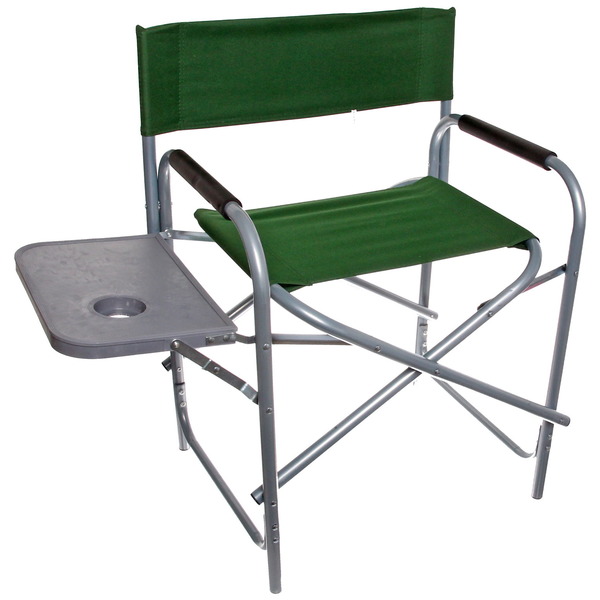 Кресло кемпинговое раздвижное с боковым столиком, нагрузка до 130 кг. PRC