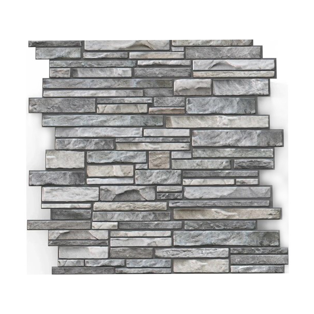 Панель ПВХ 0,3 самоклеящаяся серия "Эффект" камень «Сумерки» 4627198191332