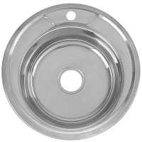 Мойка ZEUS 490-Е 49*49*16 (0.6) круглая "В"