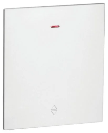 Переключатель 1 кл с инд 10А с/у б/рамки QUATTRO ARCTIC WHITE UNIT (10)