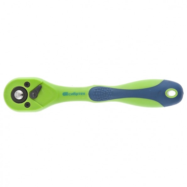 Ключ трещотка двухкомпонентная рукоятка 1/4" // СИБРТЕХ