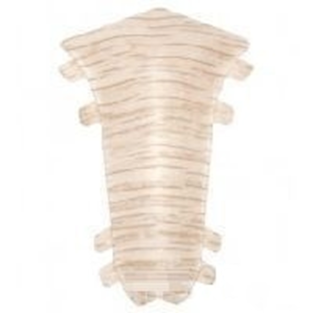 Угол внутренний для плинтуса 67мм "Идеал Элит" 262 / Клен вермонт