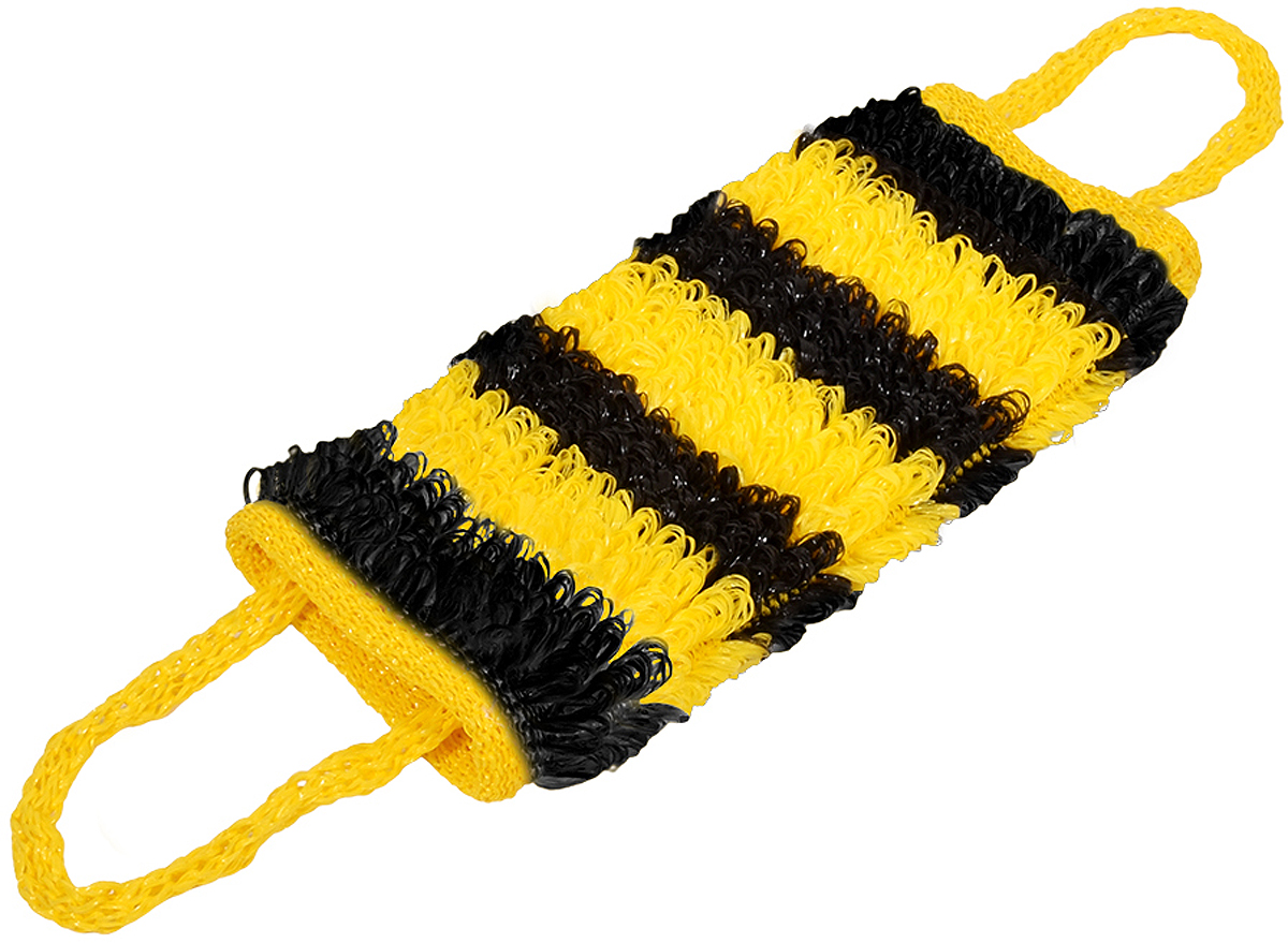 Мочалка из полипропилена Банные штучки, Шмель 40х15 см, 40177