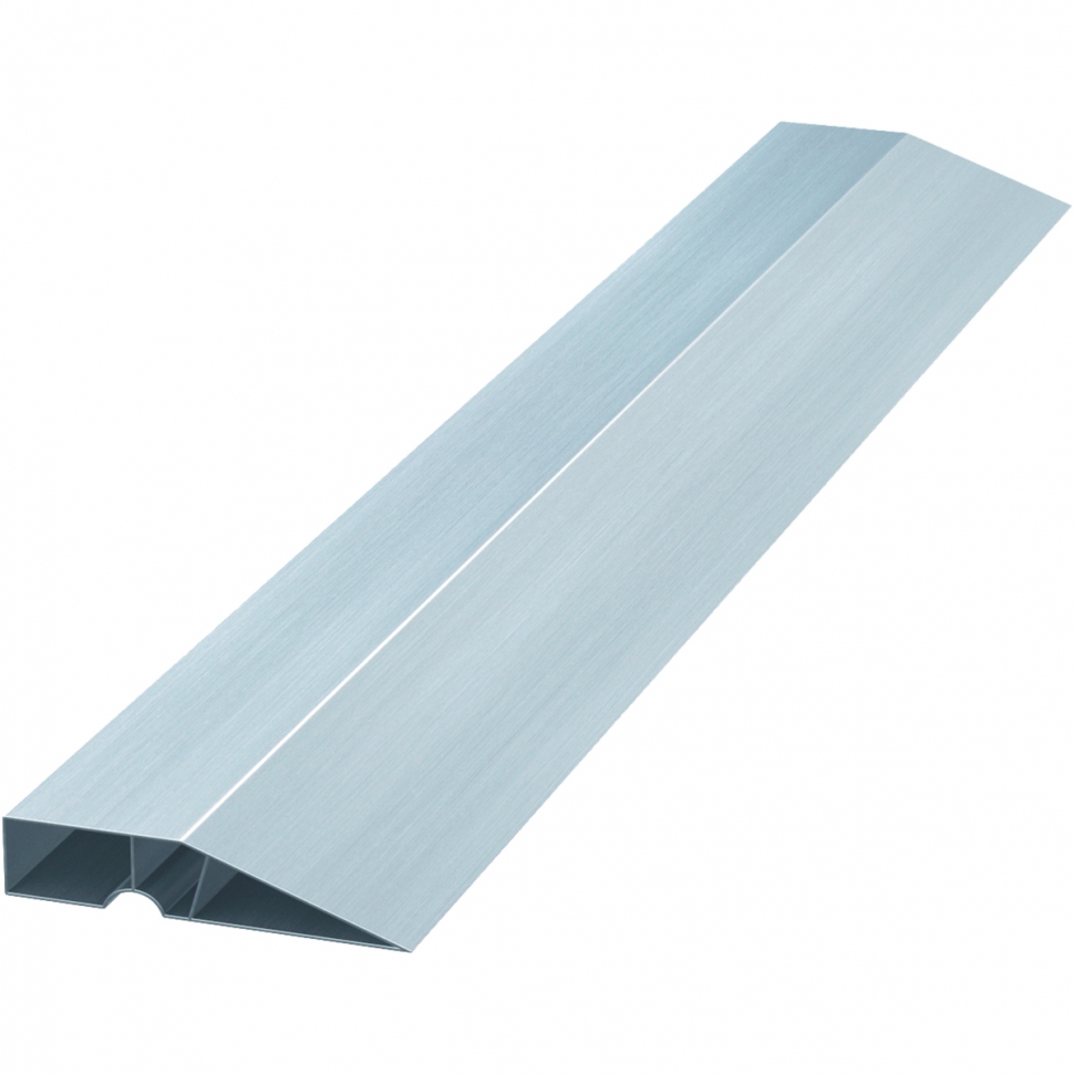 Правило алюминиевое "Трапеция", 1 ребро жесткости, L-1,0 м Россия// Сибртех