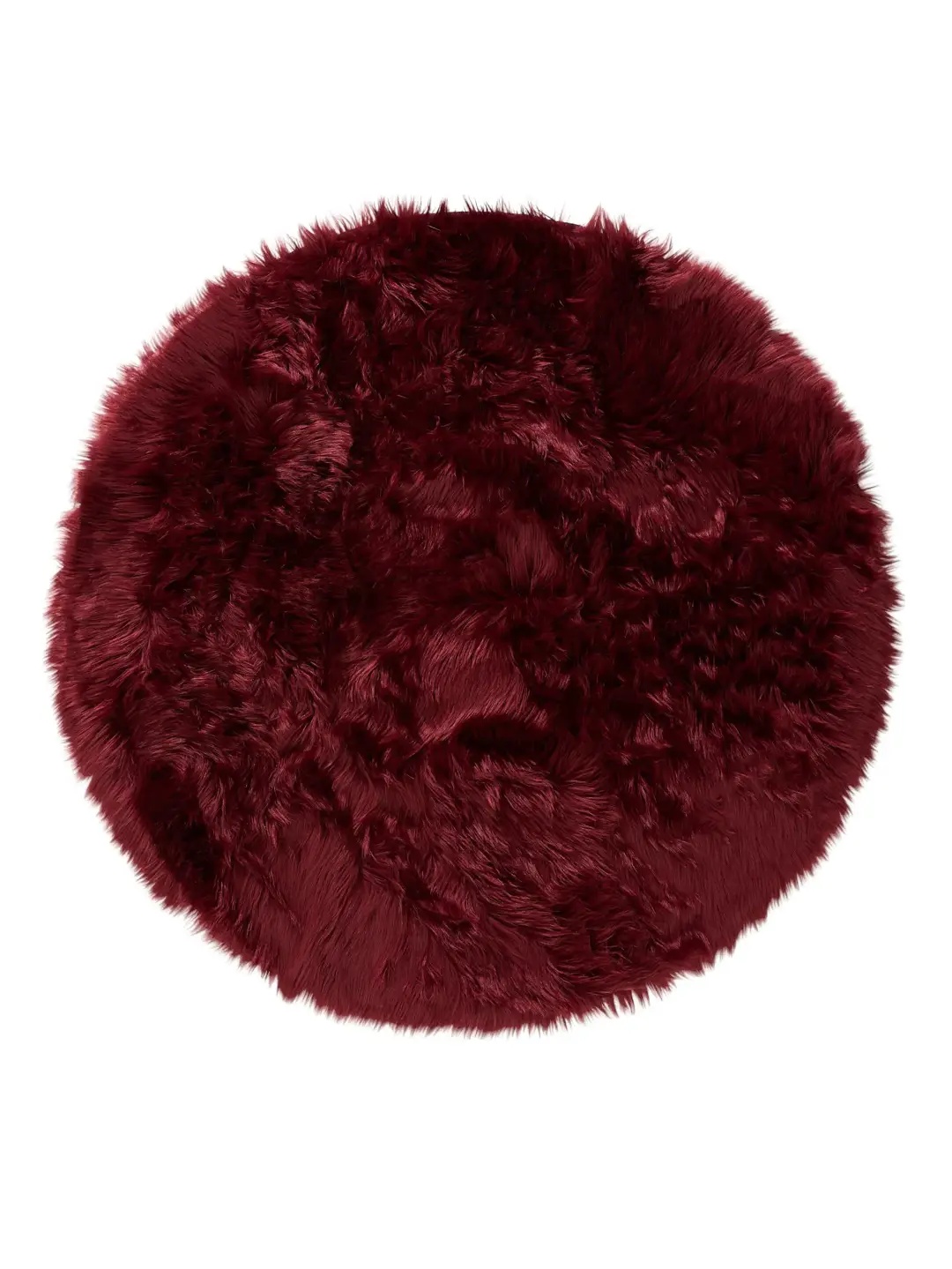 Шкура декоративная D38см maroon 440324 Kmg