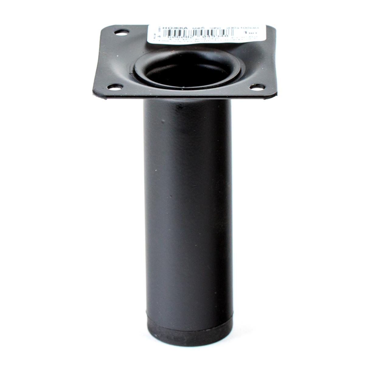 Ножка меб.d 30x150 (черный 1 шт)