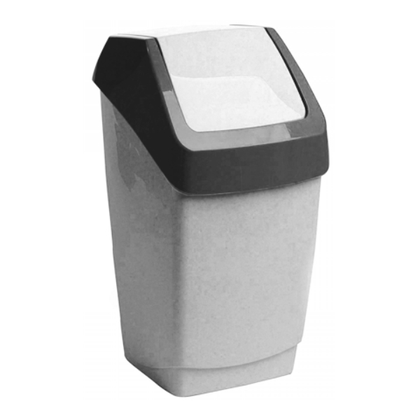 Контейнер для мусора  ХАПС 15л Мраморный
