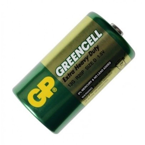 Batarea GP 13G-UE2 Greencell LR20 (2 шт)