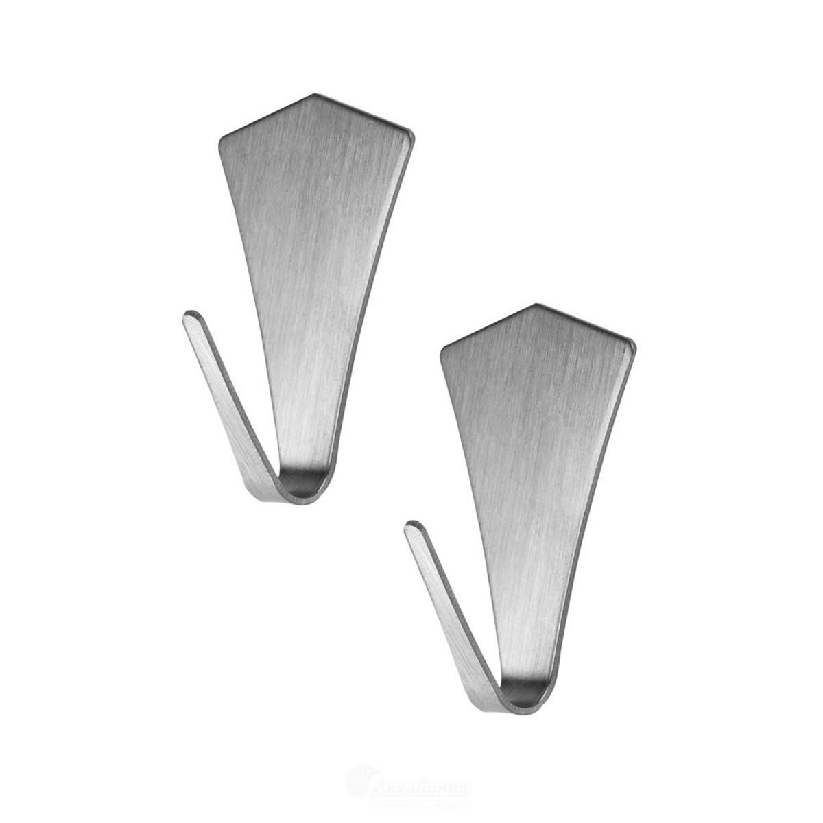 Крючок Аквалиния самоклеющийся металл. 2шт 1402