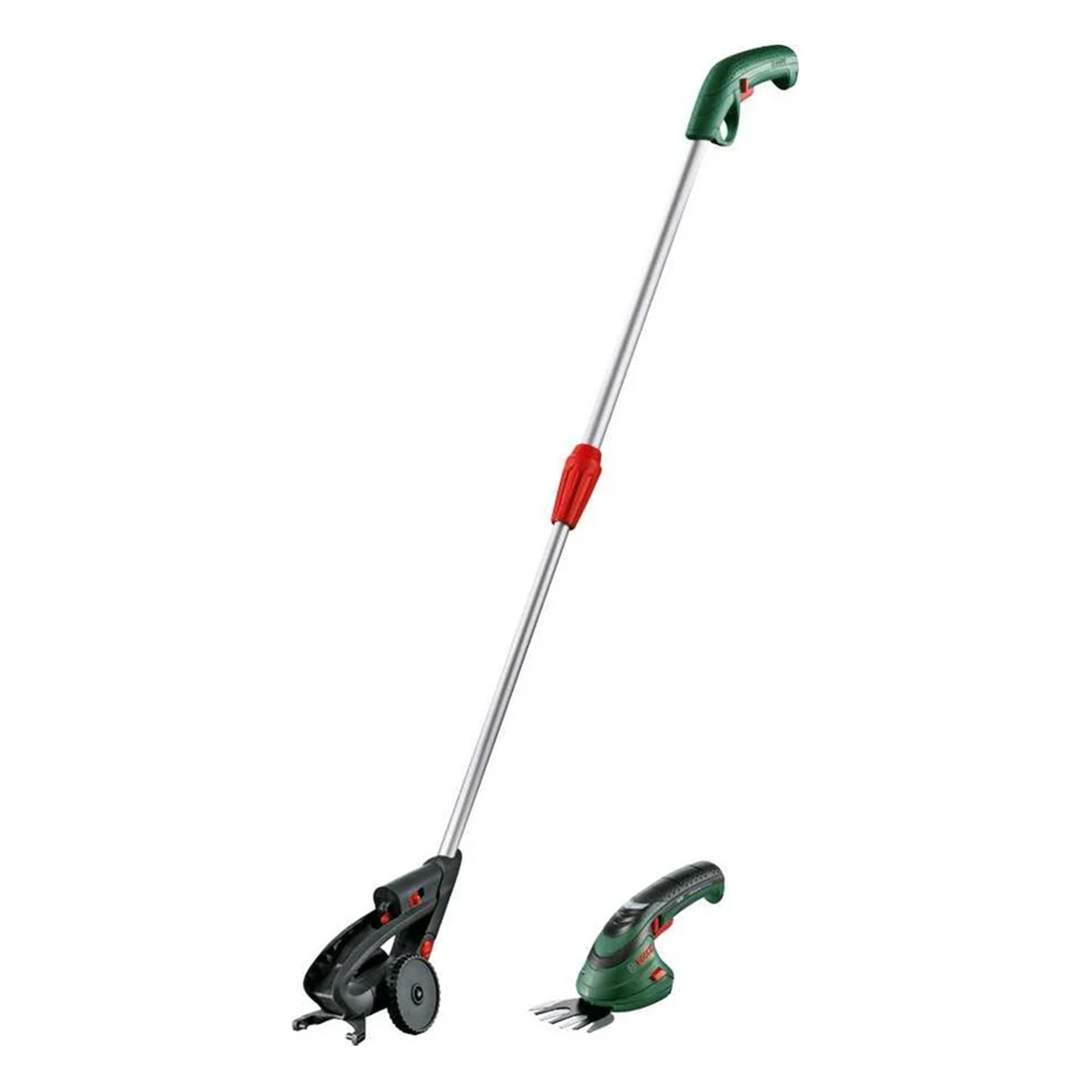 Ножницы садовые аккумуляторные Bosch ISIO + насадка для травы, штанга (0600833109)