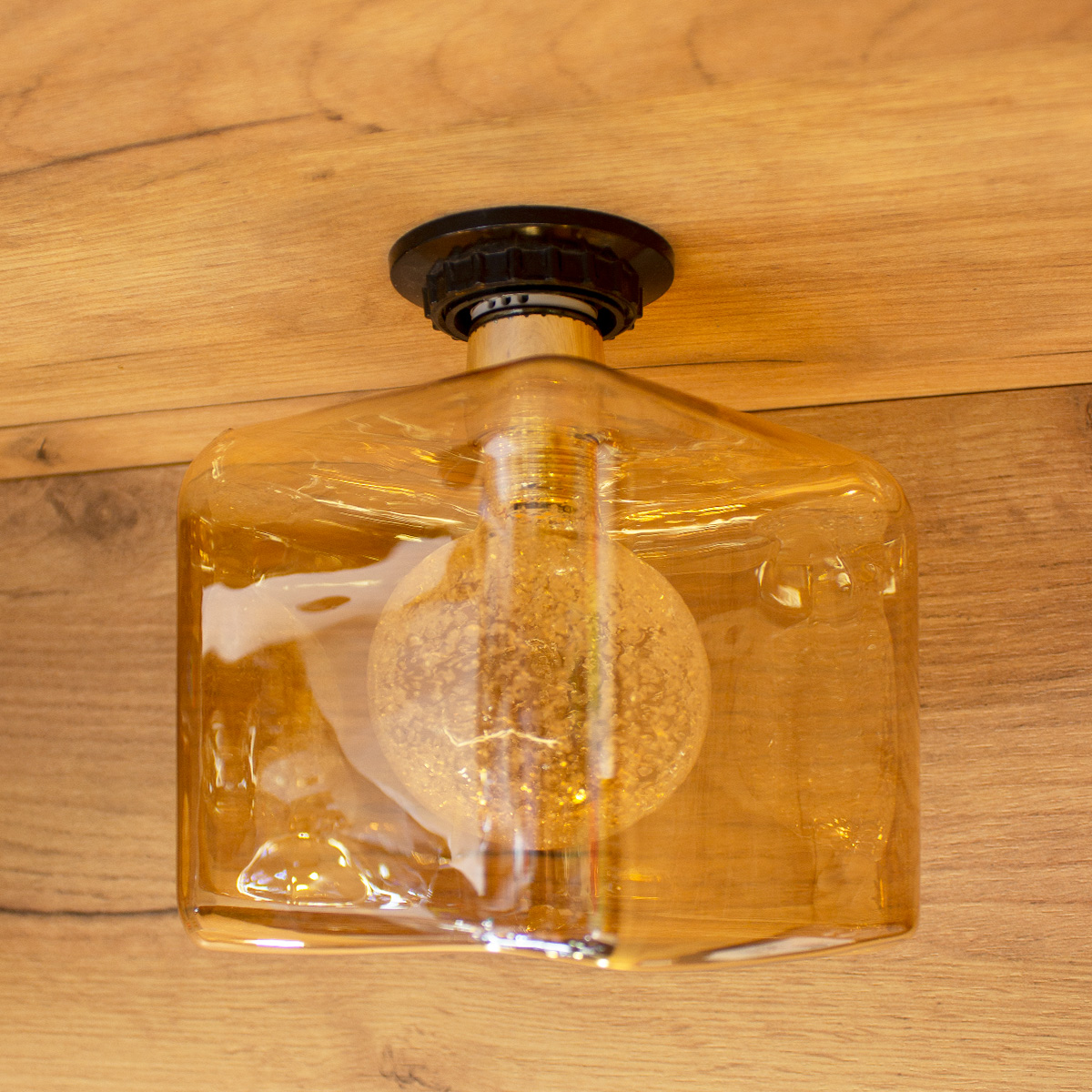 Лампа декоративная LED PG120 3W 2000K куб Золото