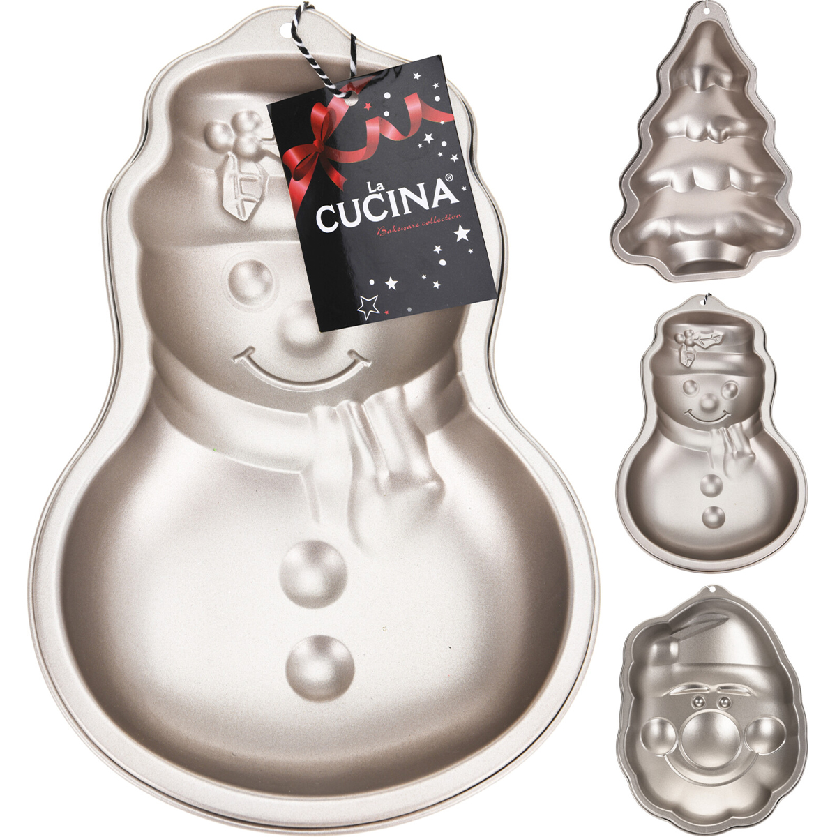 Форма для выпечки Koopman в новогоднем дизайне 27х18х4 см 3 вида в ассортименте 170113090