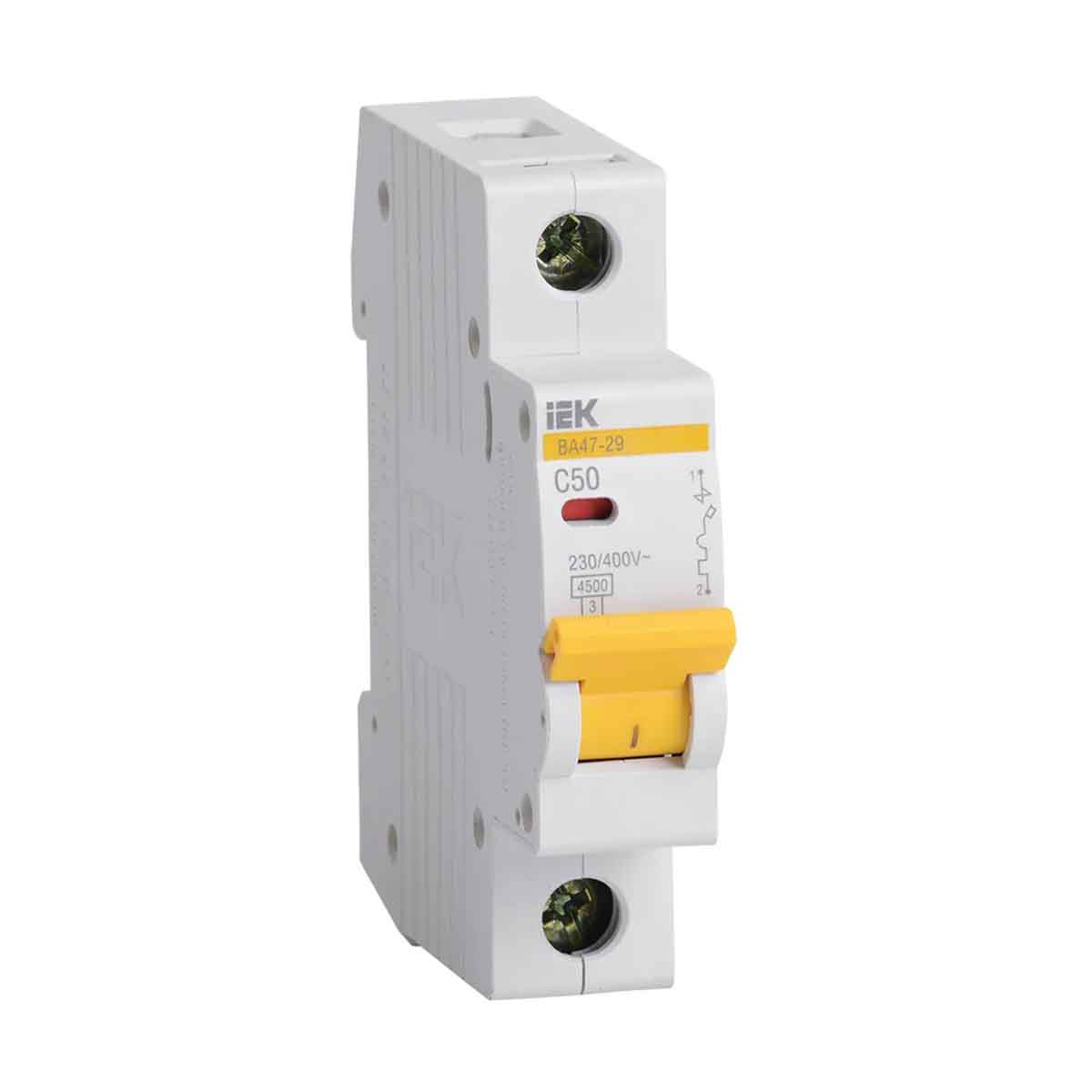 Автомат ИЭК 1  50А  ВА 47-29  25155