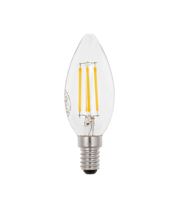 Лампа светодиодная декоративная VO/LEDISONE-2/CLEAR/C35/6W/SMD/E14/4000K/CBOX/