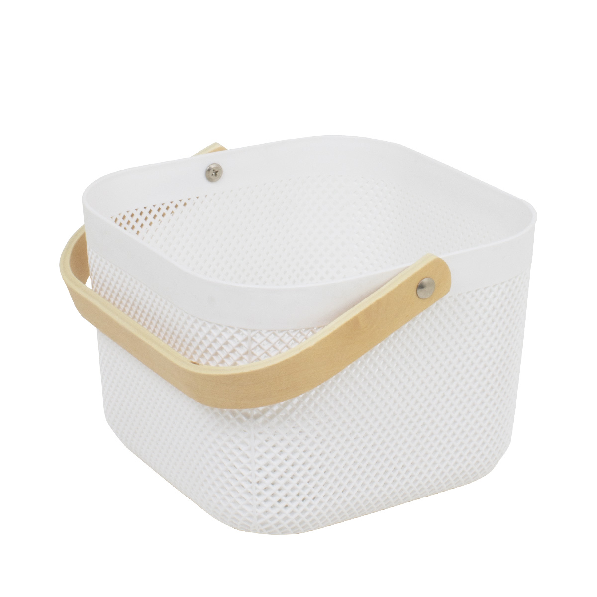 Корзинка сетка 26х25х18 см белая A09-9606 CN