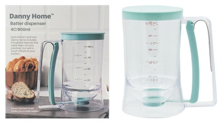 Дозатор DH для жидкого теста 900 мл DH2789-BLUE