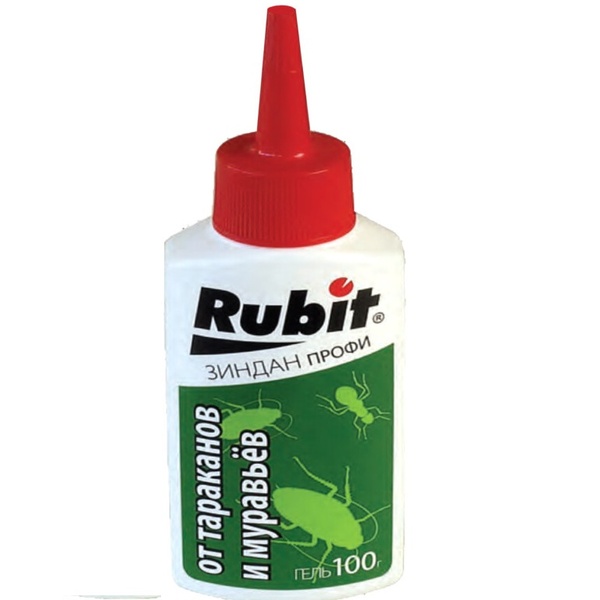 Средство Rubit Зиндан гель против тараканов и муравьев 100 г. Профи