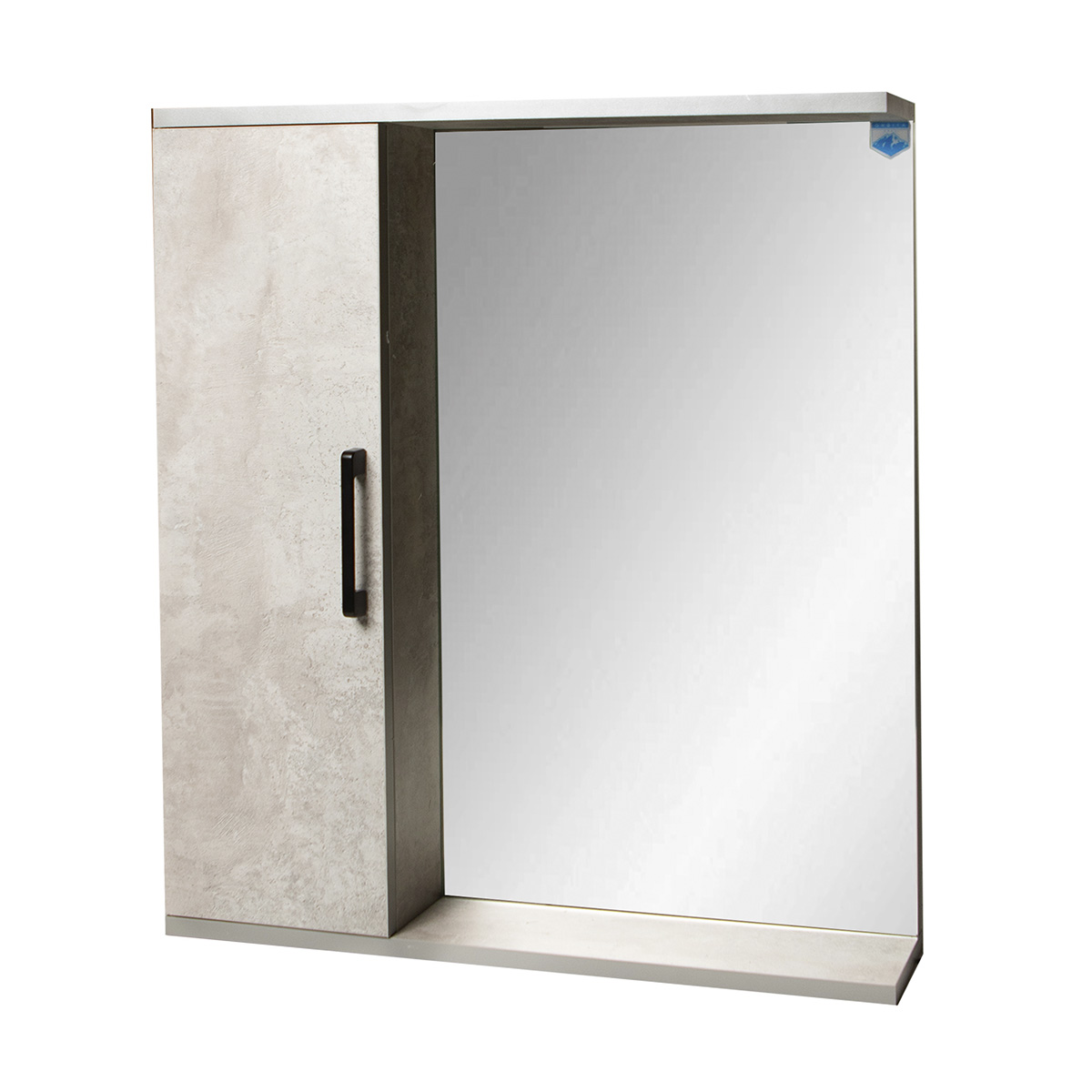Шкаф-зеркало Neo 60 цемент