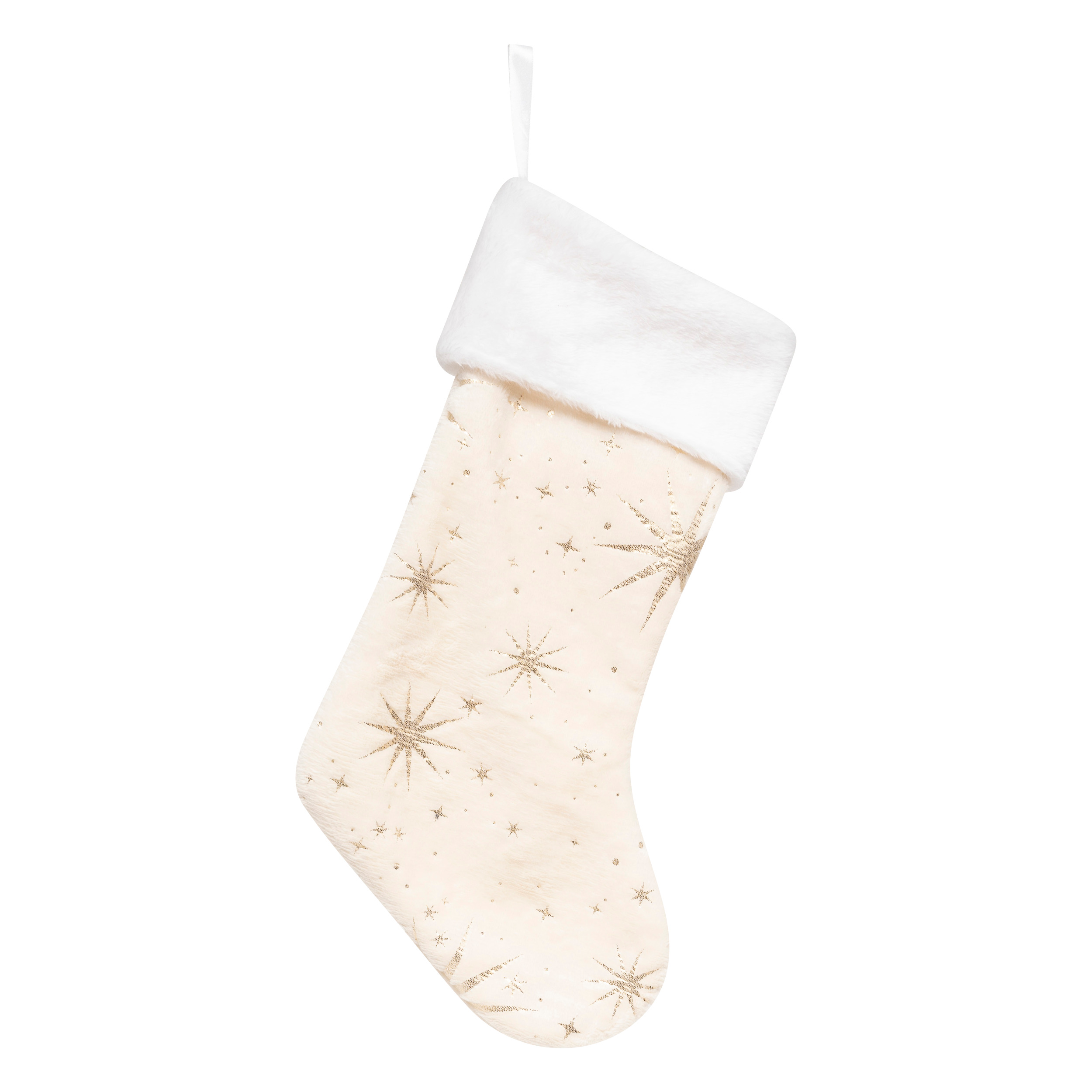 Носок декоративный Feeric 45 см со звездами 208626