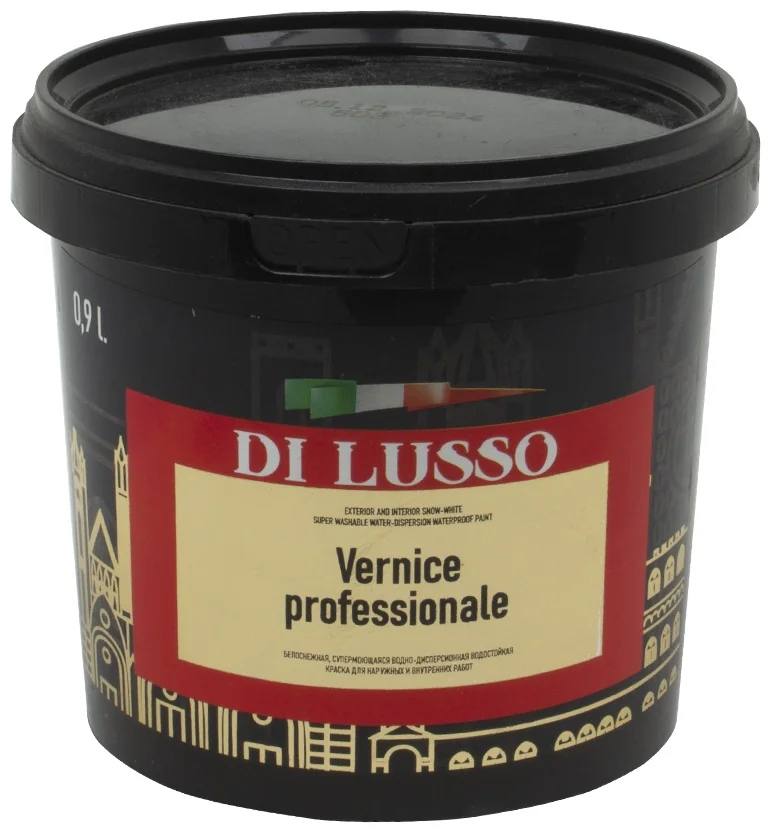 Краска акриловая DI LUSSO Vernice Professionale 0,9 л