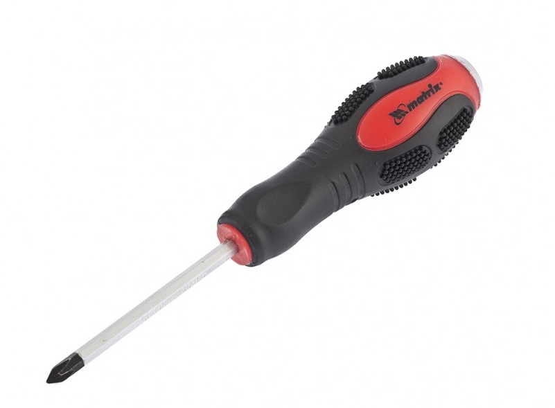 Отвертка ударная , PH2 x 100 мм, двух-компонентная рукоятка, CrV// Matrix