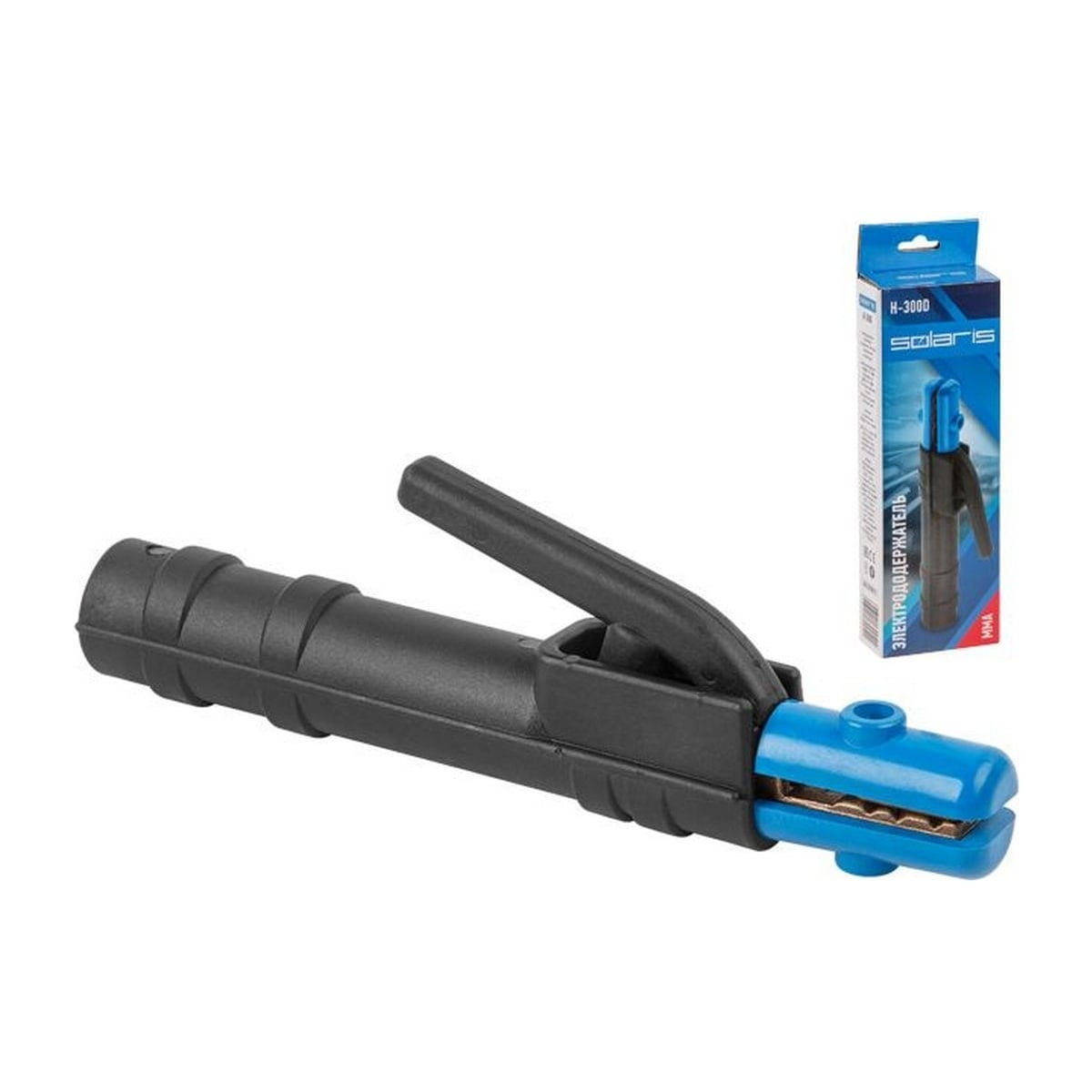 Электрододержатель Solaris H-200D в кор., арт.SL1568-4