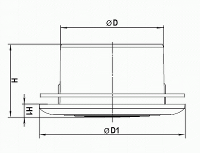 Решетка вент. МВ 100 ПФс АБС